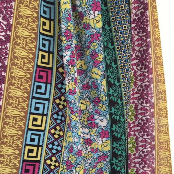 INTU Colorful Print Strappy Dress S - Picture 2 of 5